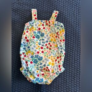 Old Navy Floral Bubble Romper with Straps